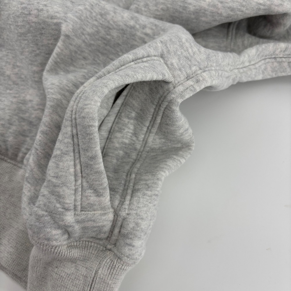 Abercrombie &‎ Fitch Quarter Zip Sweatshirt Womens S Grey Max Essentials Comfy - Picture 5 of 7